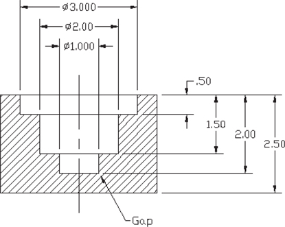 An illustration for dimensioning sectional views is shown.