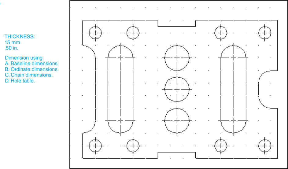 A snapshot depicts a composite shape traced on a dot paper.