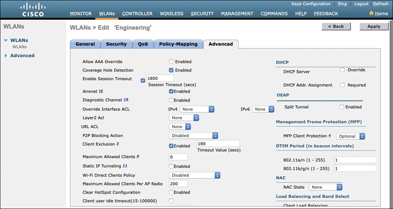 A screenshot of the Cisco window displays the configuration of the QoS.