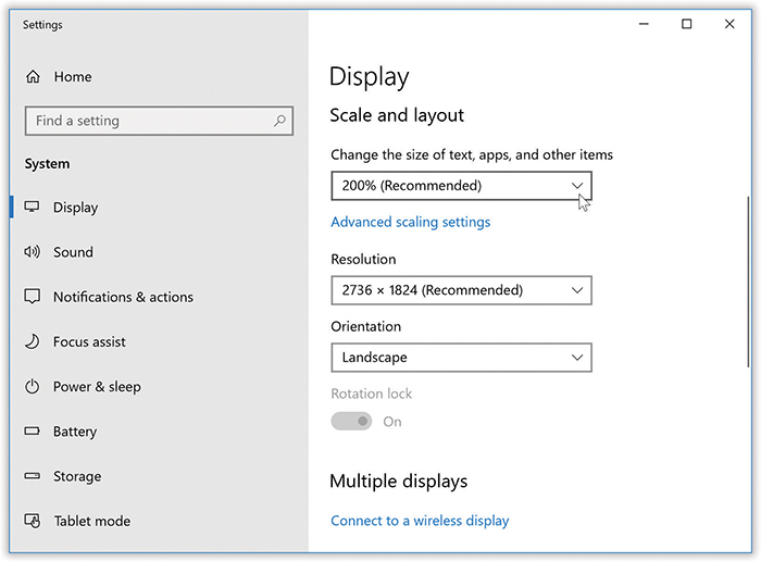 To adjust the overall size of type—all type—on your screen, visit this Settings page.