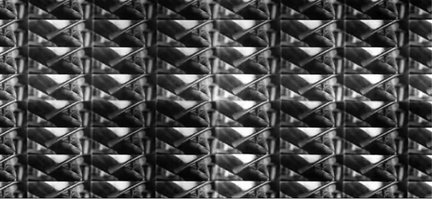 Figure 4.7 creates a pattern of identical elements composed in a grid.. . is repeated as a four panel shot, a sixteen panel shot, and ultimately this sixty-four panel shot. Source: Copyright 1966 Metro-Goldwyn-Mayer.