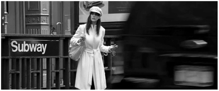 Figure 4.30 Devil Wears Prada: in-camera wipe, the incoming shot.. . and the incoming shot continues that motion, revealing a new scene. Source: Copyright 2006 20th Century Fox.
