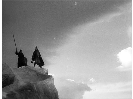 Figure 5.35 Shot III from “The Battle on the Ice.” Source: Copyright 1938 Mosfilm.