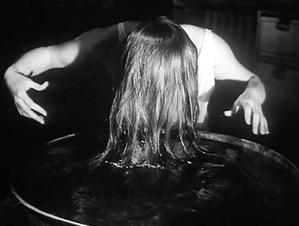 Figure 7.1 Mirror (Tarkovsky, 1975): slow motion. In Mirror, Alexei rises from his bed to discover his mother washing her hair – shot in slow motion. The shot is almost a minute long, and the interplay of the long take with the “rubbery” time pressure within is part of a strategy by Tarkovsky to render the scene slightly off kilter. Source: Copyright 1975 Mosfilm.