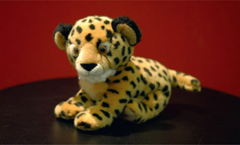 Figure 7.4: Cheetah toy with film speed set to ISO 800, f/2.8 at 1/160th, low-level digital NR.