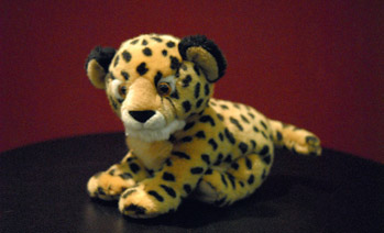 Figure 7.6: Cheetah toy with film speed set to ISO 3200, f/2.8 at 1/250th, high-level digital NR.