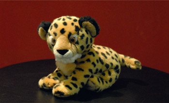 Figure 7.7: Cheetah toy with film speed set to ISO 1600, f/2.8 at 1/40th, digital NR disabled.