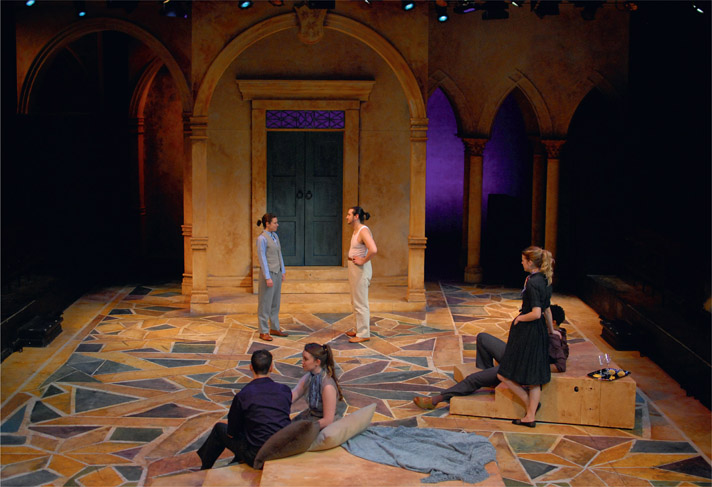 Figure 9.12: Scene from Twelfth Night, shot from downstage center seating section.