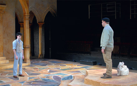 Figure 9.19: Exterior scene from Twelfth Night, shot from the downstage right vomitory.