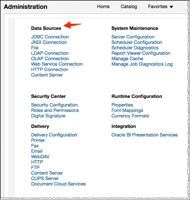 Where to add a data source connection