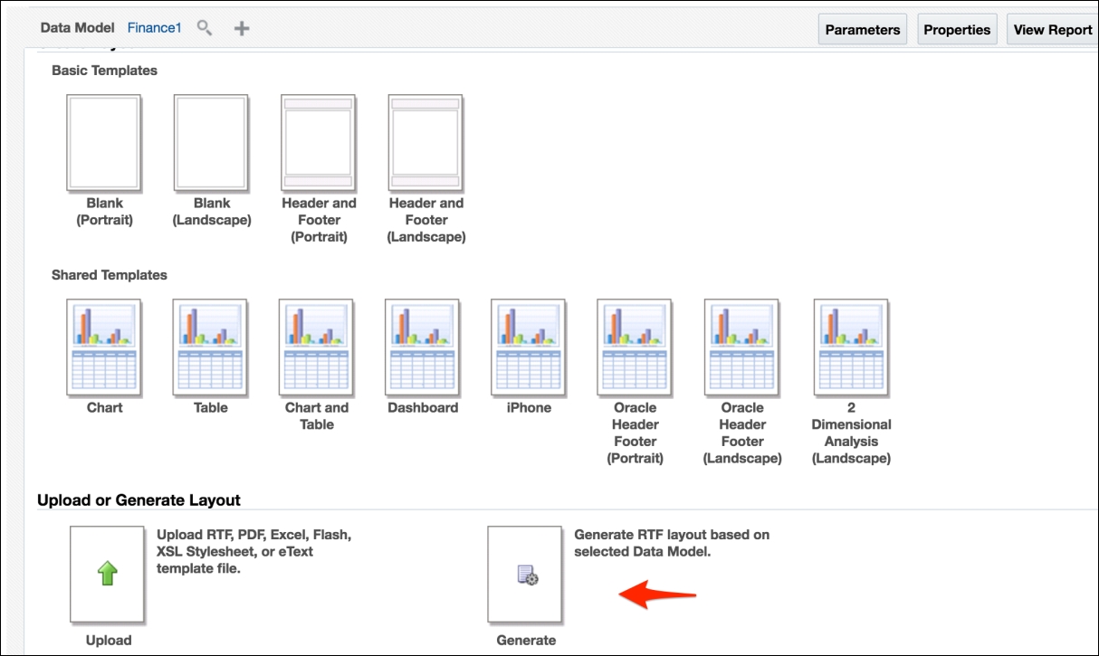 Creating a BI Publisher report using the Layout Editor