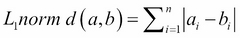 Euclidean distances