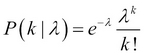 Poisson distribution