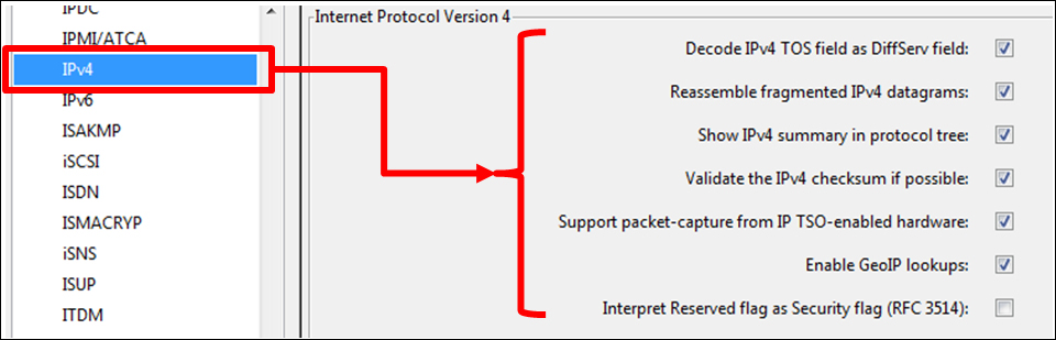 Configuring of IPv4 and IPv6 Preferences