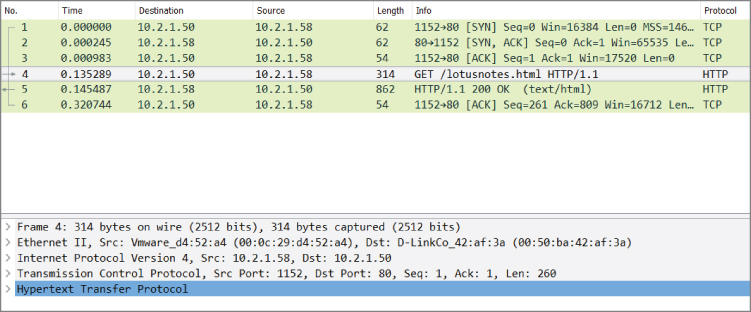 Snapshot of OSI layers in Wireshark code.
