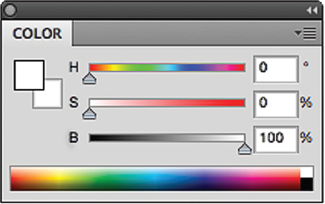 Image shows color display modes has HSB modes.