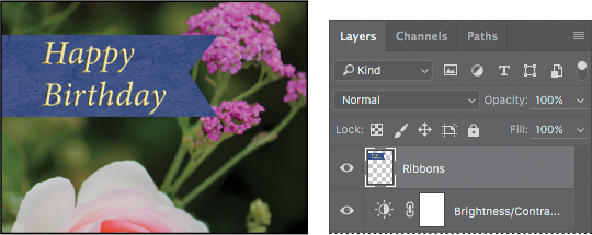 A pair of screenshots show how to display a layer.