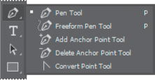 A screenshot shows a list of tools used to draw a path.