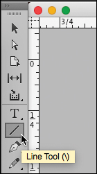 A screenshot shows the "Tool" panel with the "Line tool" highlighted.