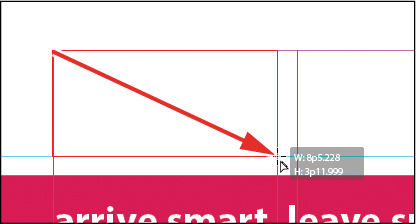 A screenshot shows the "Rectangle Frame tool" in the "Tools panel" being dragged to create a graphics frame.