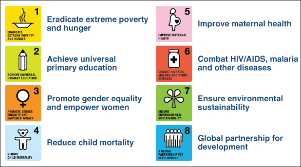 Overview of Millennium Development Goals.
