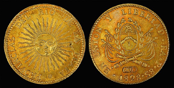 Photograph shows two ancient coins.
