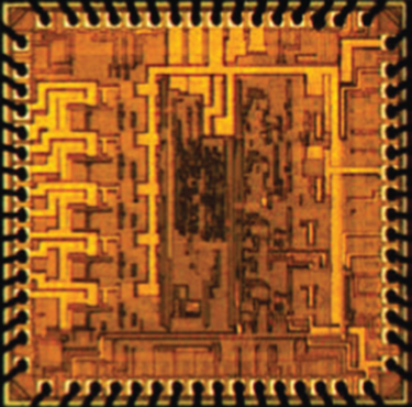 Illustration of Micrograph of the IC. 