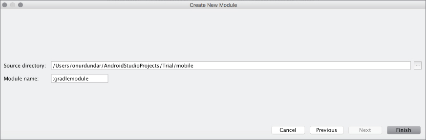 Gradle project module naming  screen.