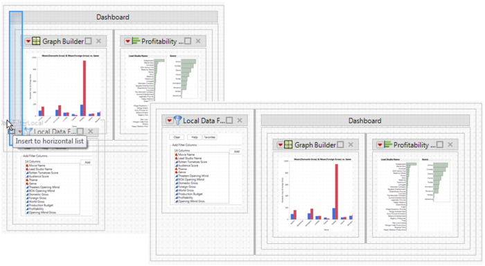 Adding a Data Filter to the Left of a Report