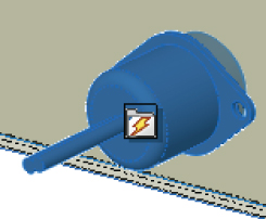3D illustration of an electrical connector with a lightning bolt icon.