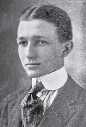Photograph of Mr. Rowe Price, taken from his Swarthmore College junior yearbook, in 1918. 