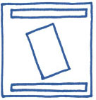 Image of a rectangle tilted to the left.