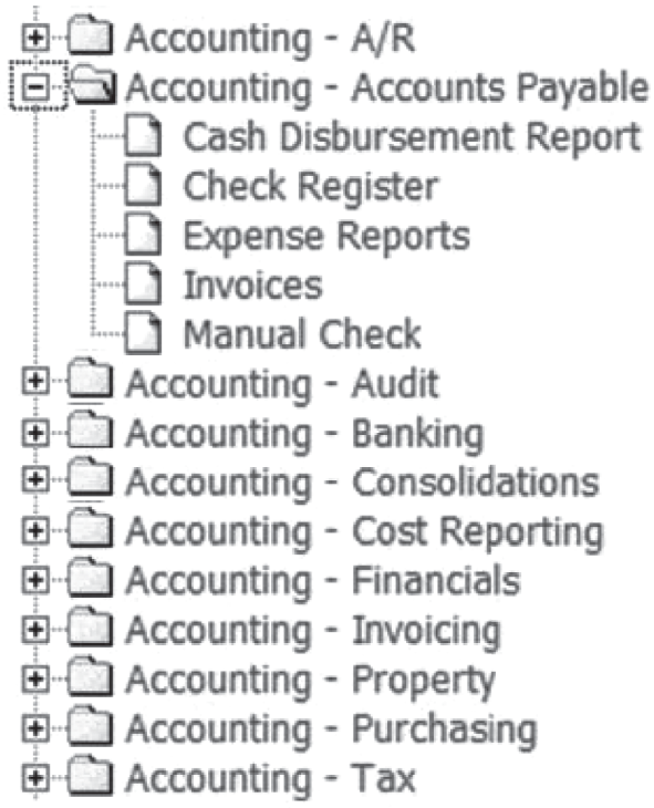 Basic Accounting Business-Unit Taxonomy