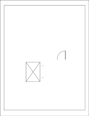 Viewport displaying an envelope-shaped and a curve.