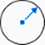 Screen capture depicting Circle icon, a circle with an arrow marking the radius.
