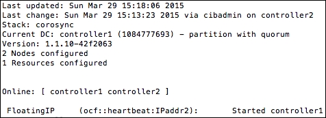 Starting the Pacemaker and Corosync services