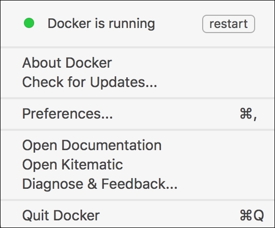 Docker for Mac installation process