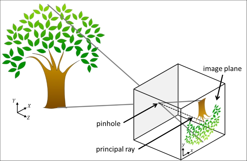 The pinhole camera model