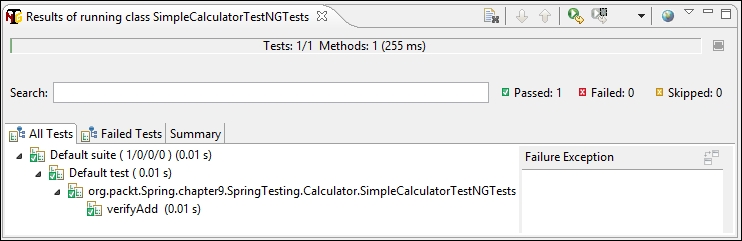 Example of TestNG