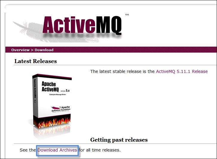 Configuring ActiveMQ – message queue