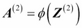 Activating a neural network via forward propagation