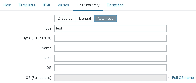 Populating inventory data automatically