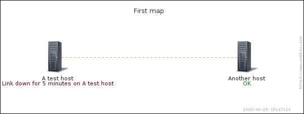 Linking map elements