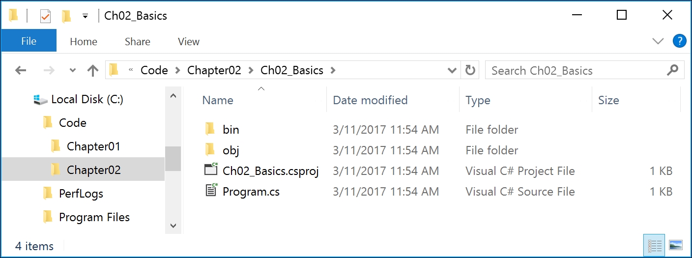 Using Visual Studio 2017