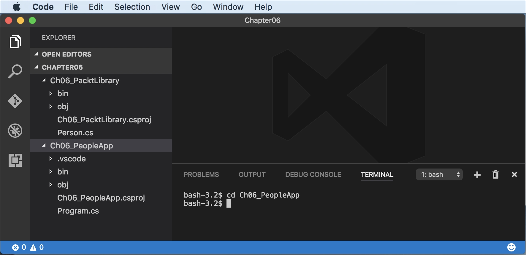 Managing multiple projects with Visual Studio Code