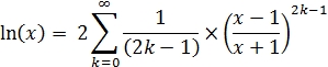 MPI Taylor series ln(x) function