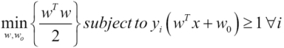 The separable case (hard margin)