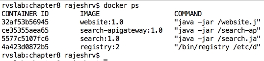 Deploying microservices in Docker