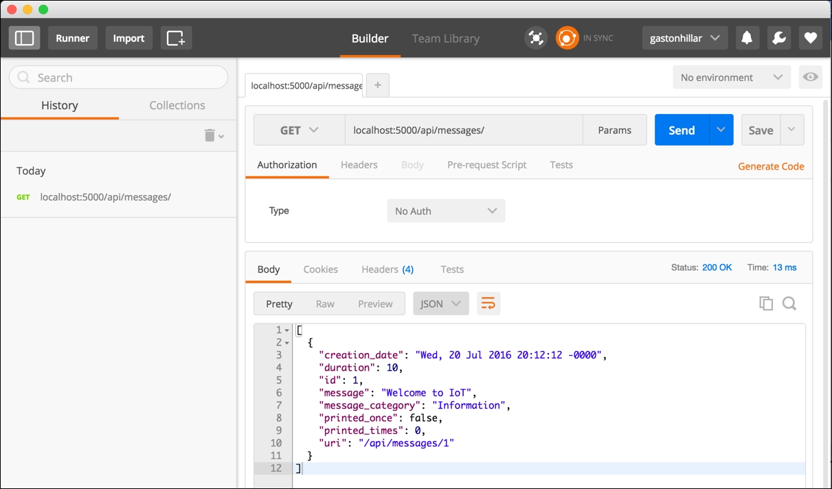 Working with GUI tools - Postman and others