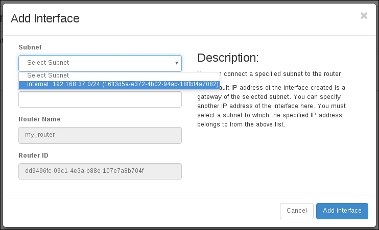 Web interface management